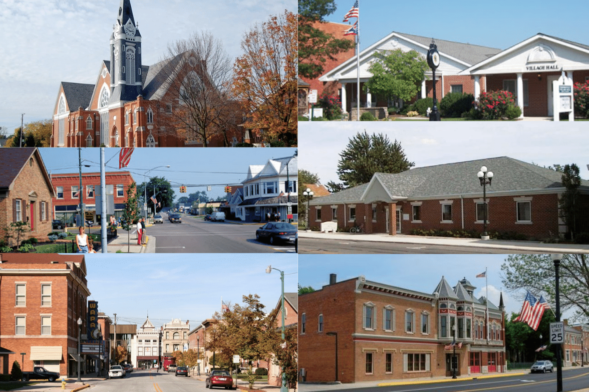 Auglaize County downtowns